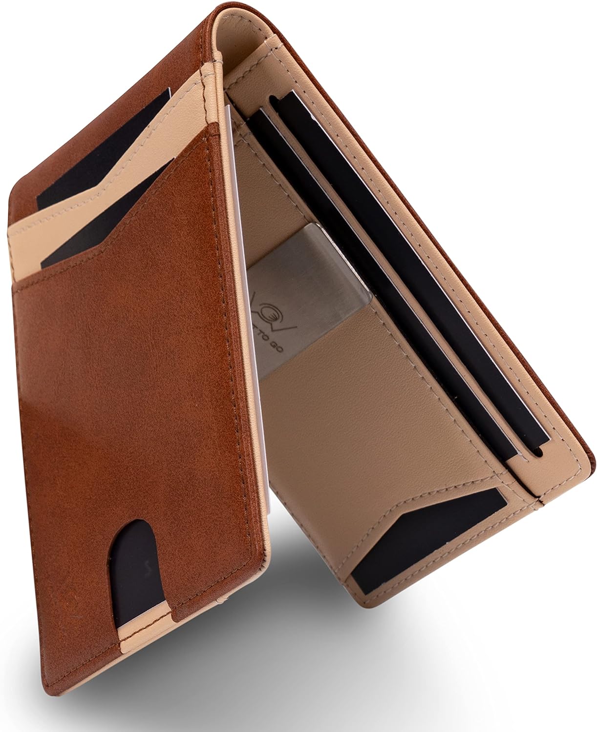 Wallet - Braun / beige