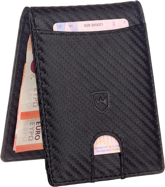 Kronenschein® Slim Wallet Geldbörse Carbon